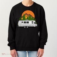 Beautiful Retro Airstream Camping Trailer Tee Dults Gift Women's Sweatshirt thumb 0