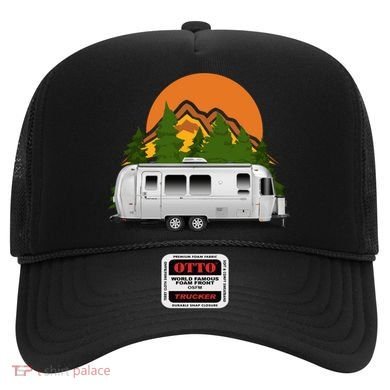 Beautiful Retro Airstream Camping Trailer Tee Dults Gift Hat
