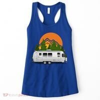 Beautiful Retro Airstream Camping Trailer Tee Dults Gift Women's Tank Top thumb 0