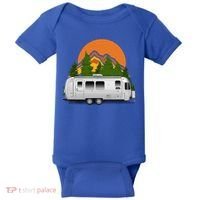 Beautiful Retro Airstream Camping Trailer Tee Dults Gift Baby Bodysuit thumb 0