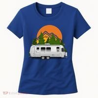 Beautiful Retro Airstream Camping Trailer Tee Dults Gift Women's T-Shirt thumb 0