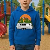 Beautiful Retro Airstream Camping Trailer Tee Dults Gift Kids Hoodie thumb 2
