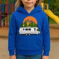 Beautiful Retro Airstream Camping Trailer Tee Dults Gift Kids Hoodie thumb 3