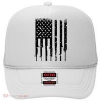 Bullet Riddled American Rifle Flag Hat thumb 0