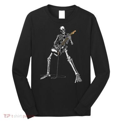 Band Rock And Roll Guitar For Men Band Long Sleeve Shirt