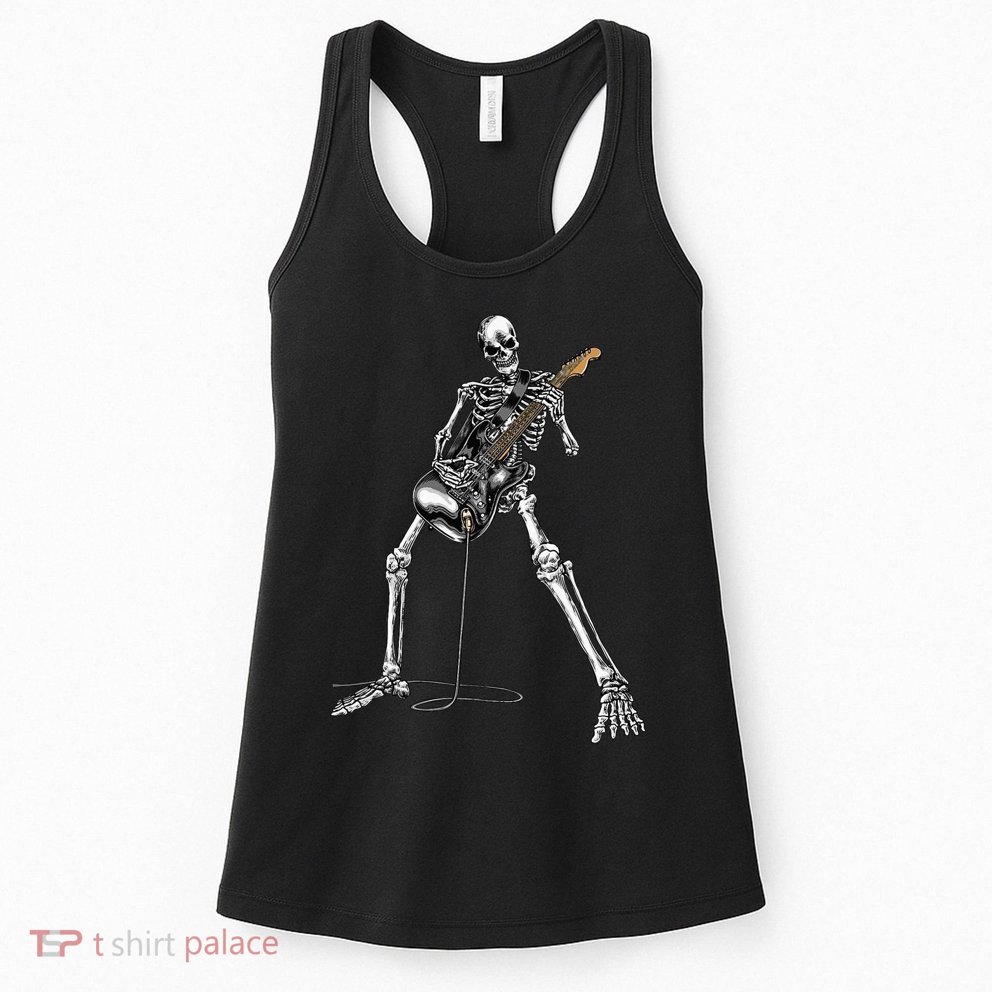 Band Rock And Roll Guitar For Men Band Women's Tank Top