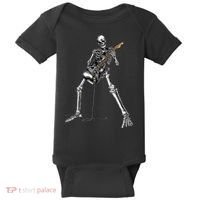Band Rock And Roll Guitar For Men Band Baby Bodysuit thumb 0