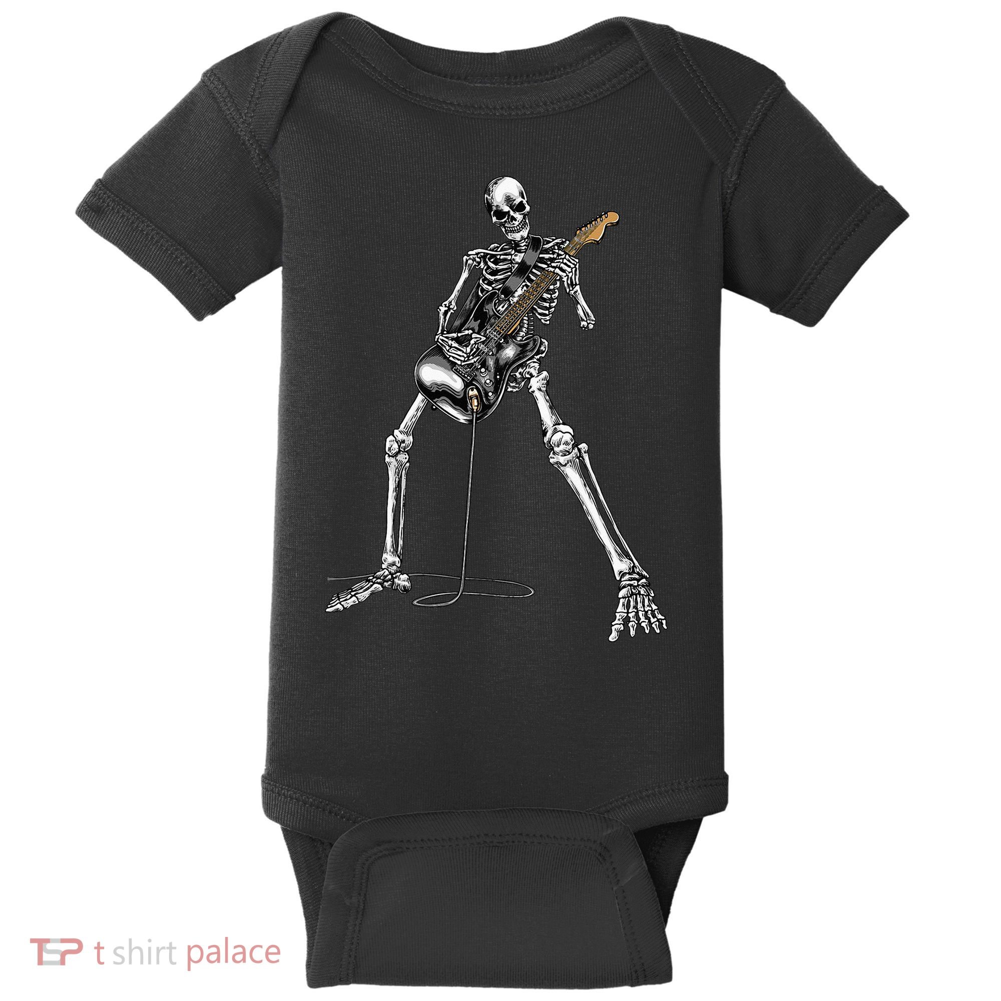 Band Rock And Roll Guitar For Men Band Baby Bodysuit