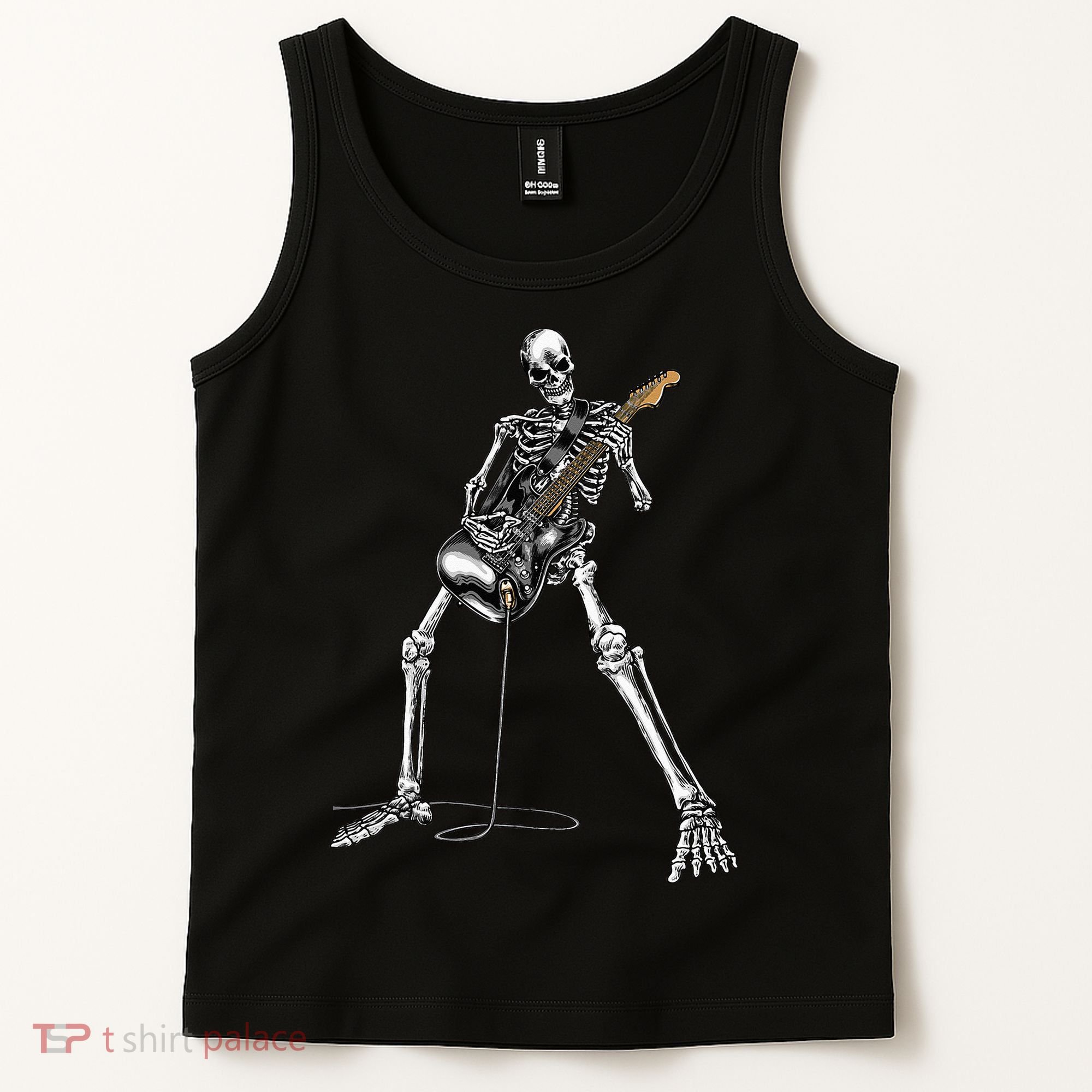 Band Rock And Roll Guitar For Men Band Tank Top