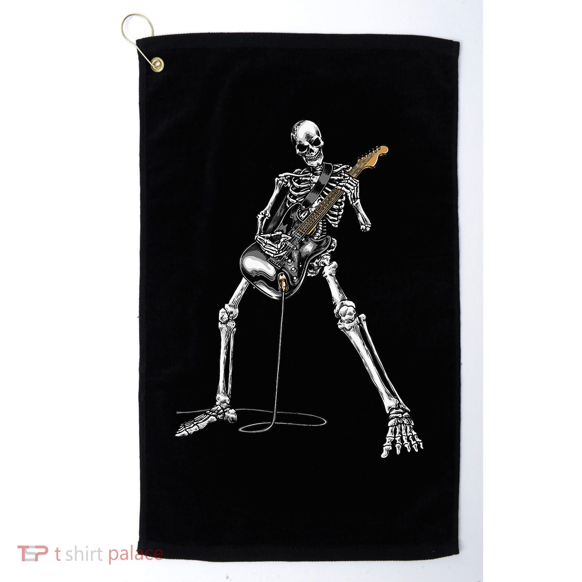Band Rock And Roll Guitar For Men Band Golf Towel