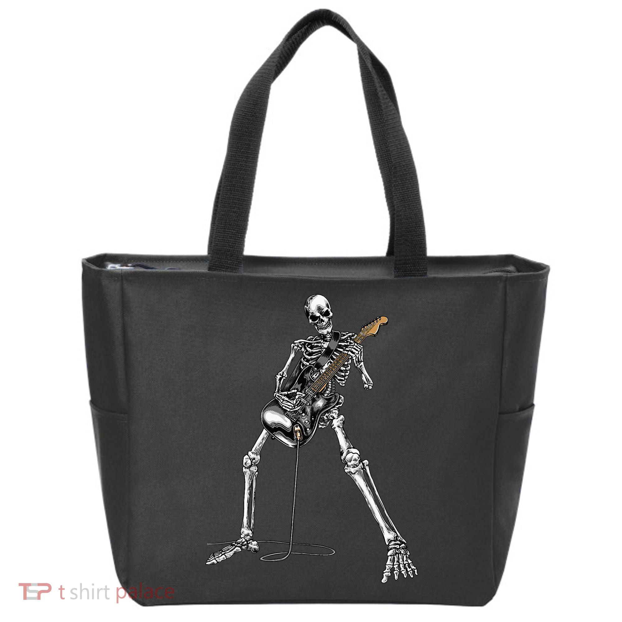 Band Rock And Roll Guitar For Men Band Tote Bag