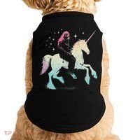 Bigfoot Riding A Unicorn Funny Sasquatch Lover Doggie Tank thumb 0