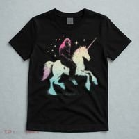 Bigfoot Riding A Unicorn Funny Sasquatch Lover T-Shirt thumb 5