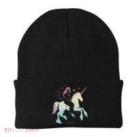 Bigfoot Riding A Unicorn Funny Sasquatch Lover Beanie thumb 0