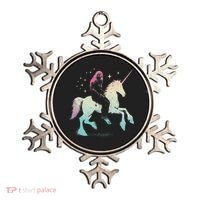 Bigfoot Riding A Unicorn Funny Sasquatch Lover Ornament thumb 0