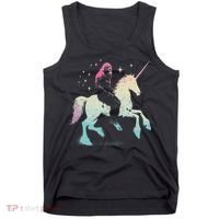 Bigfoot Riding A Unicorn Funny Sasquatch Lover Tank Top thumb 0