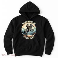 Bigfoot Riding A Zebra Meanwhile In North Bend Hoodie thumb 0