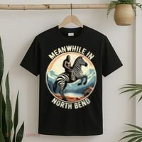 Bigfoot Riding A Zebra Meanwhile In North Bend T-Shirt thumb 2