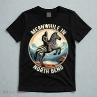 Bigfoot Riding A Zebra Meanwhile In North Bend T-Shirt thumb 5