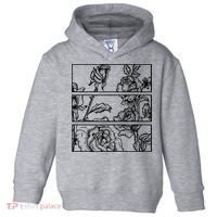 Black Roses Aesthetic Clothing Soft Grunge Clothes Goth Punk Toddler Hoodie thumb 0