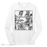 Black Roses Aesthetic Clothing Soft Grunge Clothes Goth Punk Long Sleeve Shirt thumb 0