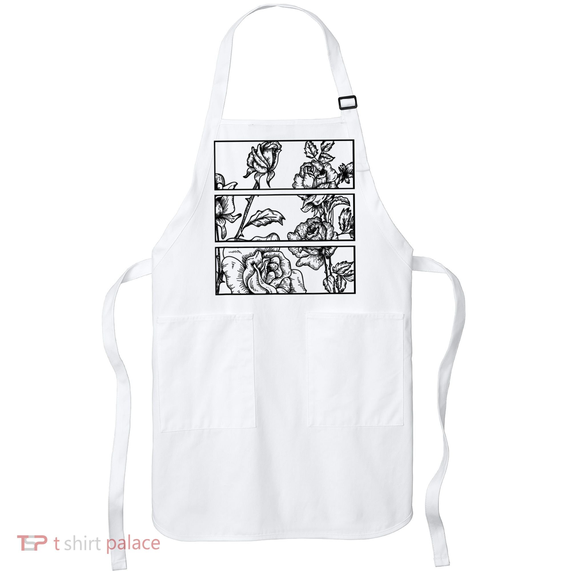 Black Roses Aesthetic Clothing Soft Grunge Clothes Goth Punk Apron