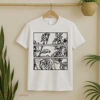 Black Roses Aesthetic Clothing Soft Grunge Clothes Goth Punk T-Shirt thumb 2