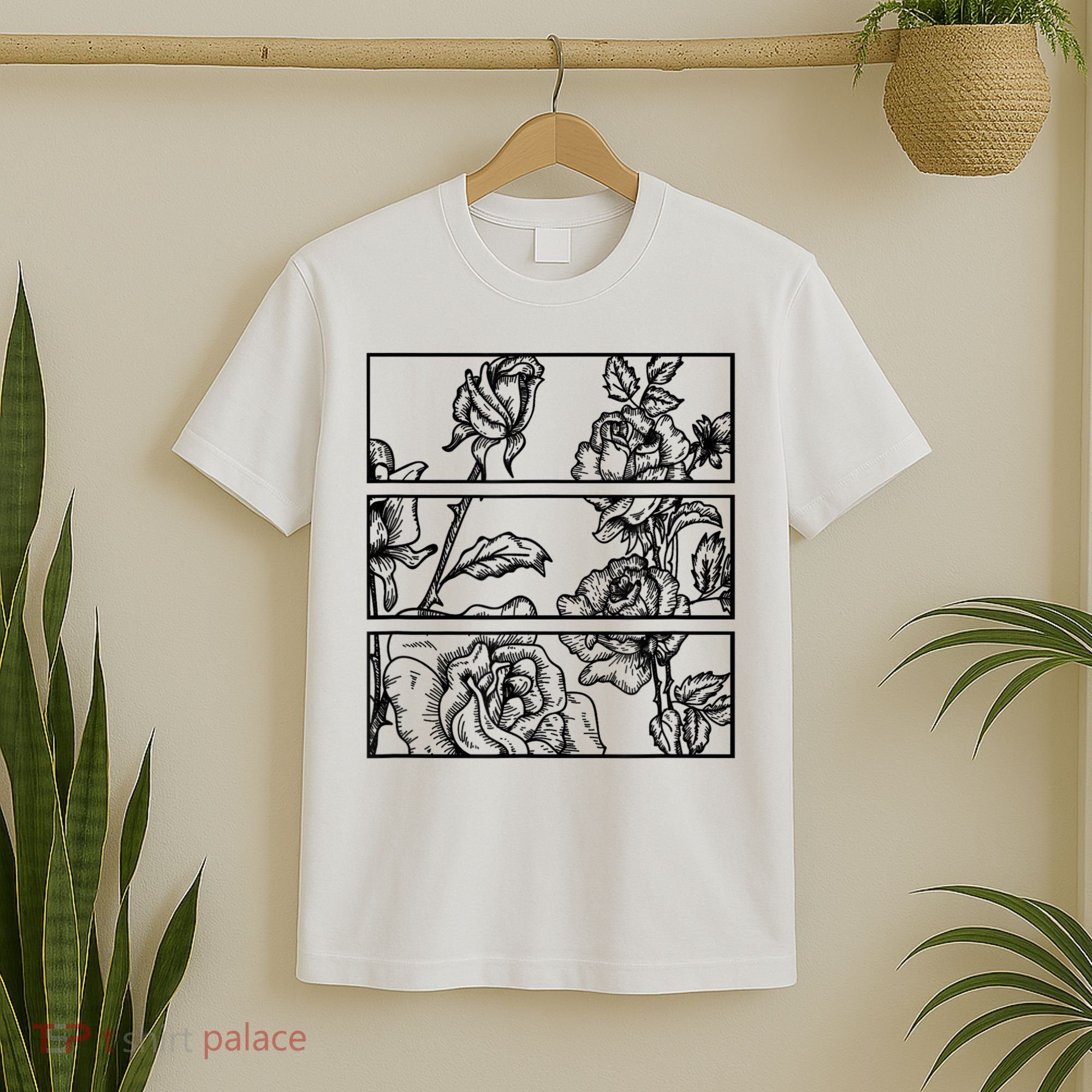 Black Roses Aesthetic Clothing Soft Grunge Clothes Goth Punk T-Shirt