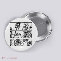 Black Roses Aesthetic Clothing Soft Grunge Clothes Goth Punk Button thumb 0