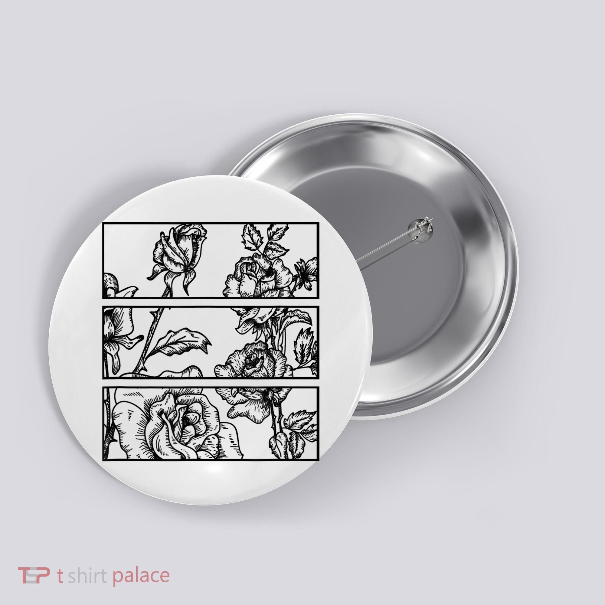 Black Roses Aesthetic Clothing Soft Grunge Clothes Goth Punk Button