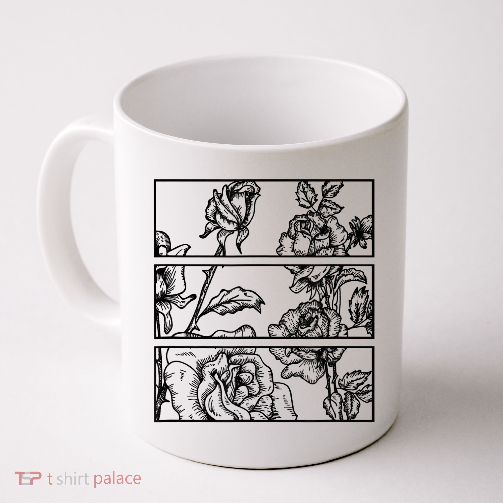 Black Roses Aesthetic Clothing Soft Grunge Clothes Goth Punk Coffee Mug