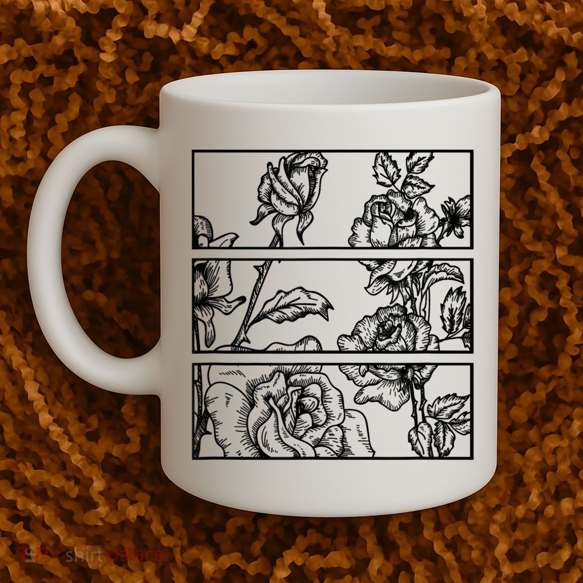 Black Roses Aesthetic Clothing Soft Grunge Clothes Goth Punk Coffee Mug