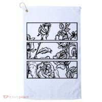 Black Roses Aesthetic Clothing Soft Grunge Clothes Goth Punk Golf Towel thumb 0