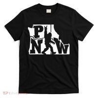Bigfoot Rock And Roll Silhouette Pacific Northwest Sasquatch T-Shirt thumb 0