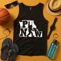 Bigfoot Rock And Roll Silhouette Pacific Northwest Sasquatch Tank Top thumb 4