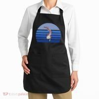 Blue Retro Axolotl Mexican Salamander Gift Lover Apron thumb 2