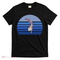 Blue Retro Axolotl Mexican Salamander Gift Lover T-Shirt thumb 0