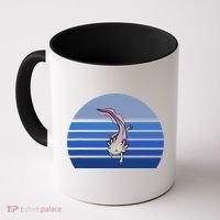 Blue Retro Axolotl Mexican Salamander Gift Lover Coffee Mug thumb 0