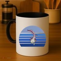 Blue Retro Axolotl Mexican Salamander Gift Lover Coffee Mug thumb 4