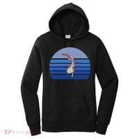 Blue Retro Axolotl Mexican Salamander Gift Lover Women's Hoodie thumb 0