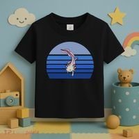 Blue Retro Axolotl Mexican Salamander Gift Lover Toddler T-Shirt thumb 3