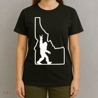 Bigfoot Rock And Roll Silhouette State Of Idaho Sasquatch T-Shirt thumb 4
