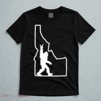 Bigfoot Rock And Roll Silhouette State Of Idaho Sasquatch T-Shirt thumb 5