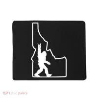 Bigfoot Rock And Roll Silhouette State Of Idaho Sasquatch Mousepad thumb 0