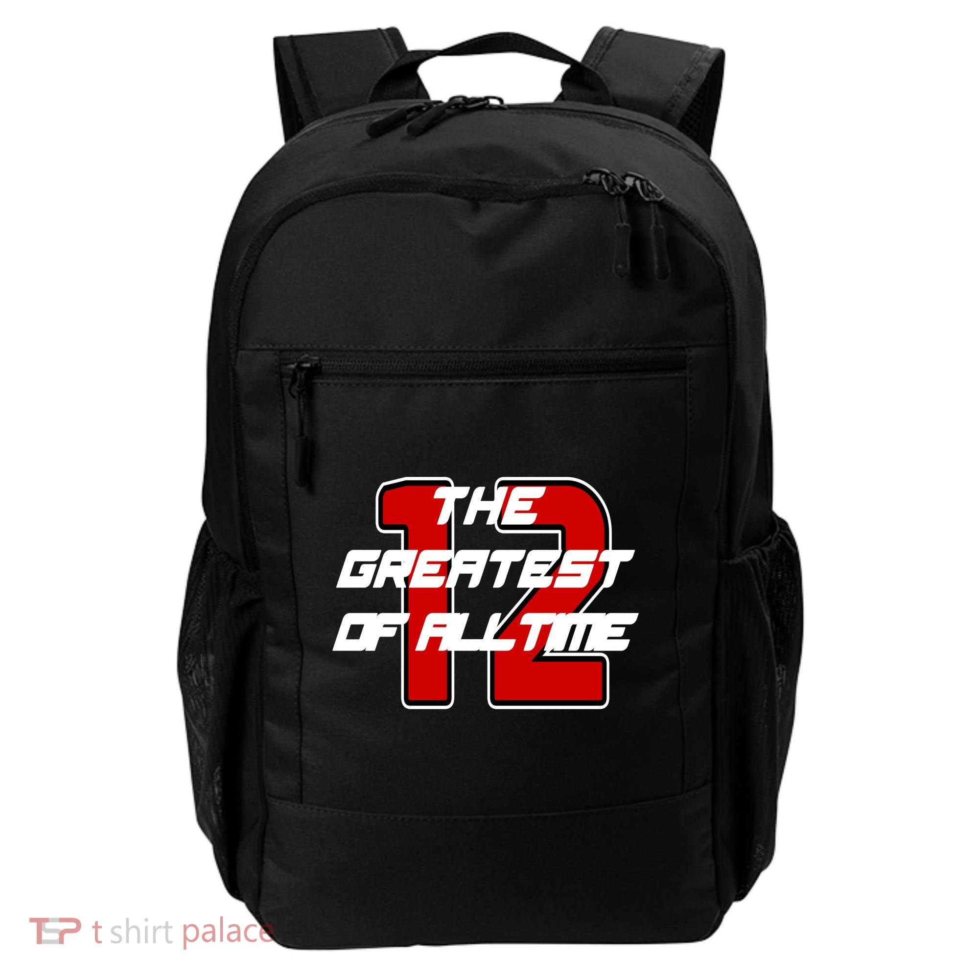 Brady 12 GOAT The Greatest Of All Time Backpack