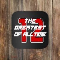 Brady 12 GOAT The Greatest Of All Time Coaster thumb 0