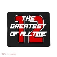 Brady 12 GOAT The Greatest Of All Time Mousepad thumb 0