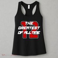Brady 12 GOAT The Greatest Of All Time Women's Tank Top thumb 3