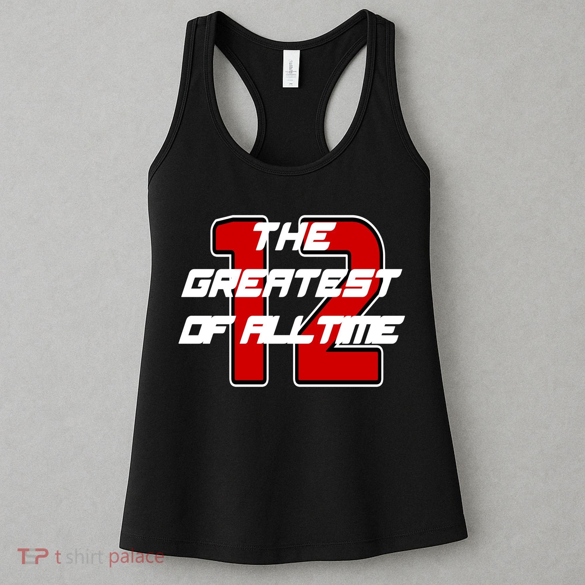 Brady 12 GOAT The Greatest Of All Time Women's Tank Top