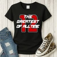 Brady 12 GOAT The Greatest Of All Time Women's T-Shirt thumb 3